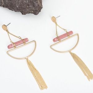 Vintage Tassel Drop Gold Exaggerated Ring